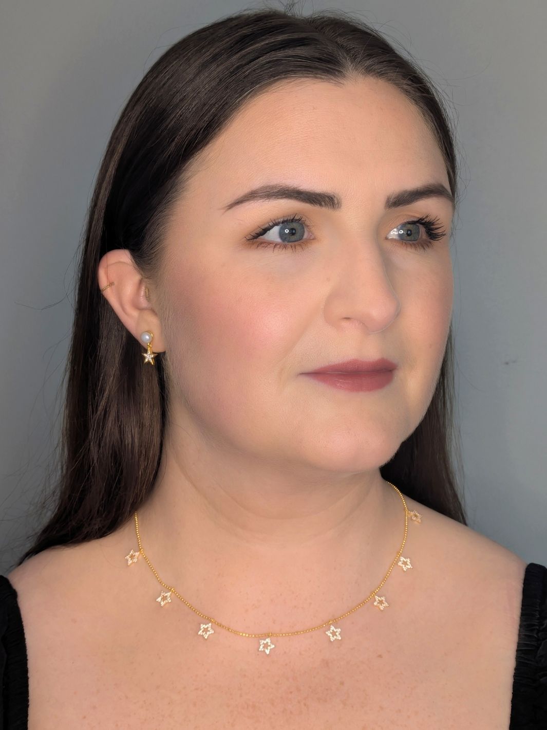 Gold Asteria Star Shaker Necklace