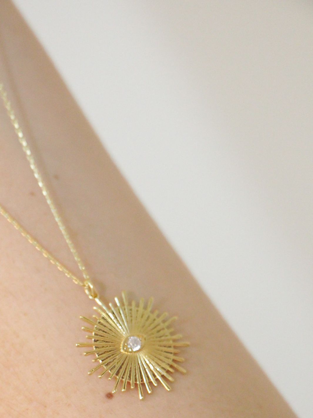 Gold Helios Necklace