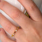 Gold Juno Rainbow Stacking Ring
