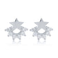 Silver Asteria Star Stud Earrings