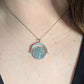 Silver Evil Eye Medallion Necklace