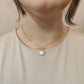 Silver Aphrodite Pearl T-bar Choker Necklace