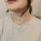 Silver Aphrodite Pearl T-bar Choker Necklace