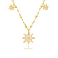 Gold North Star Charm Necklace