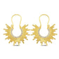 Gold Helios Hoop Earrings