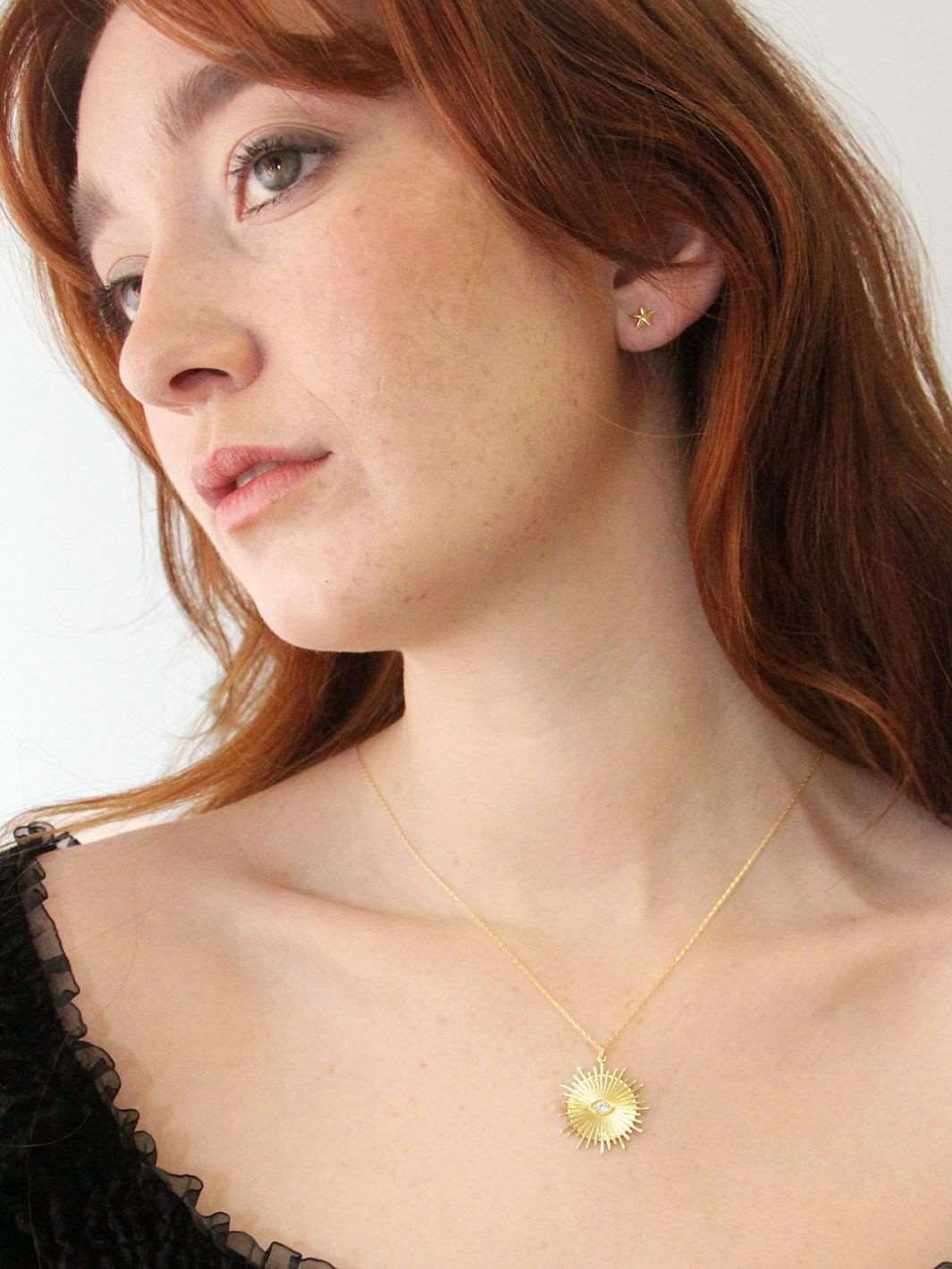 Gold Helios Necklace