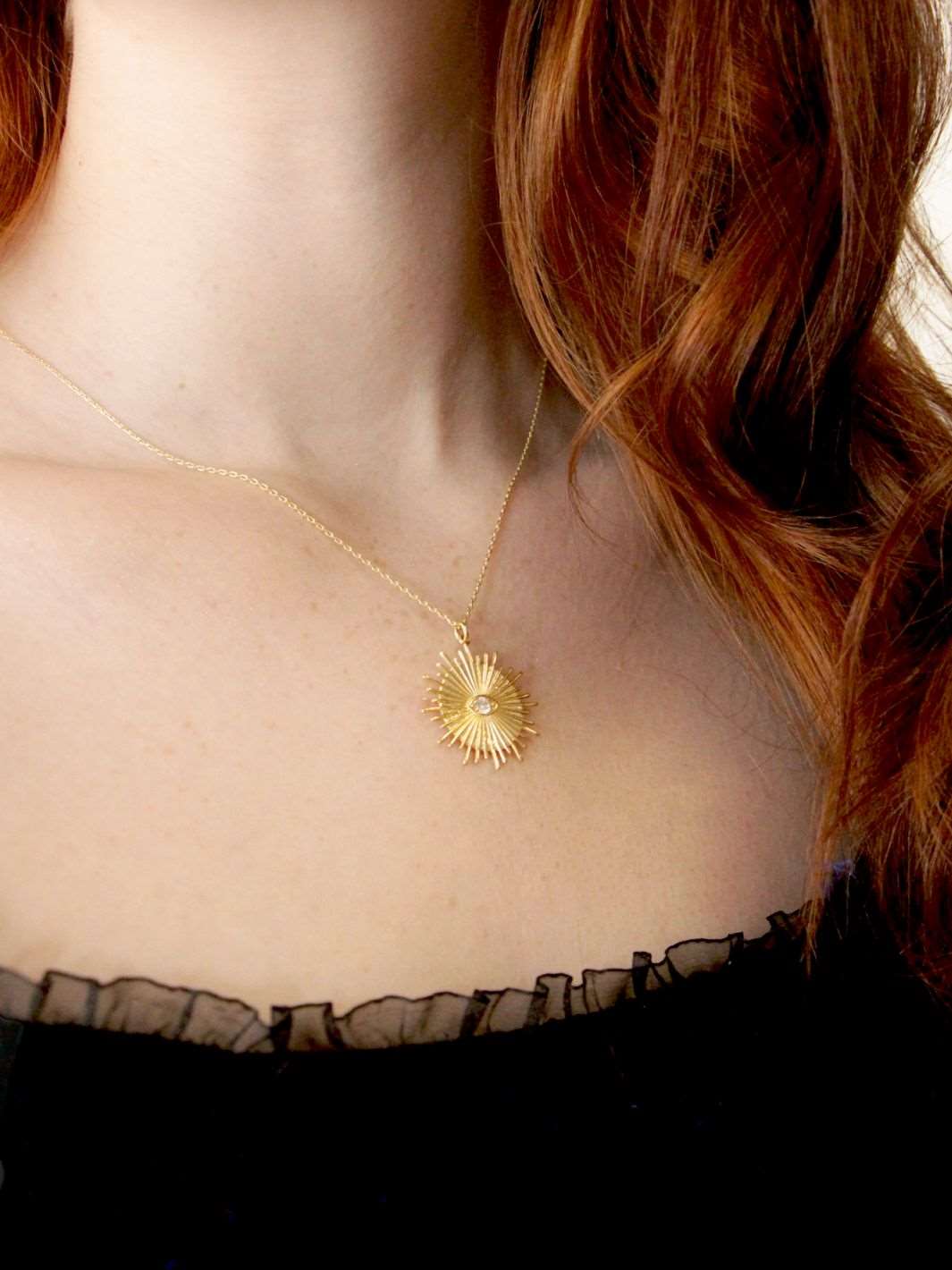 Gold Helios Necklace