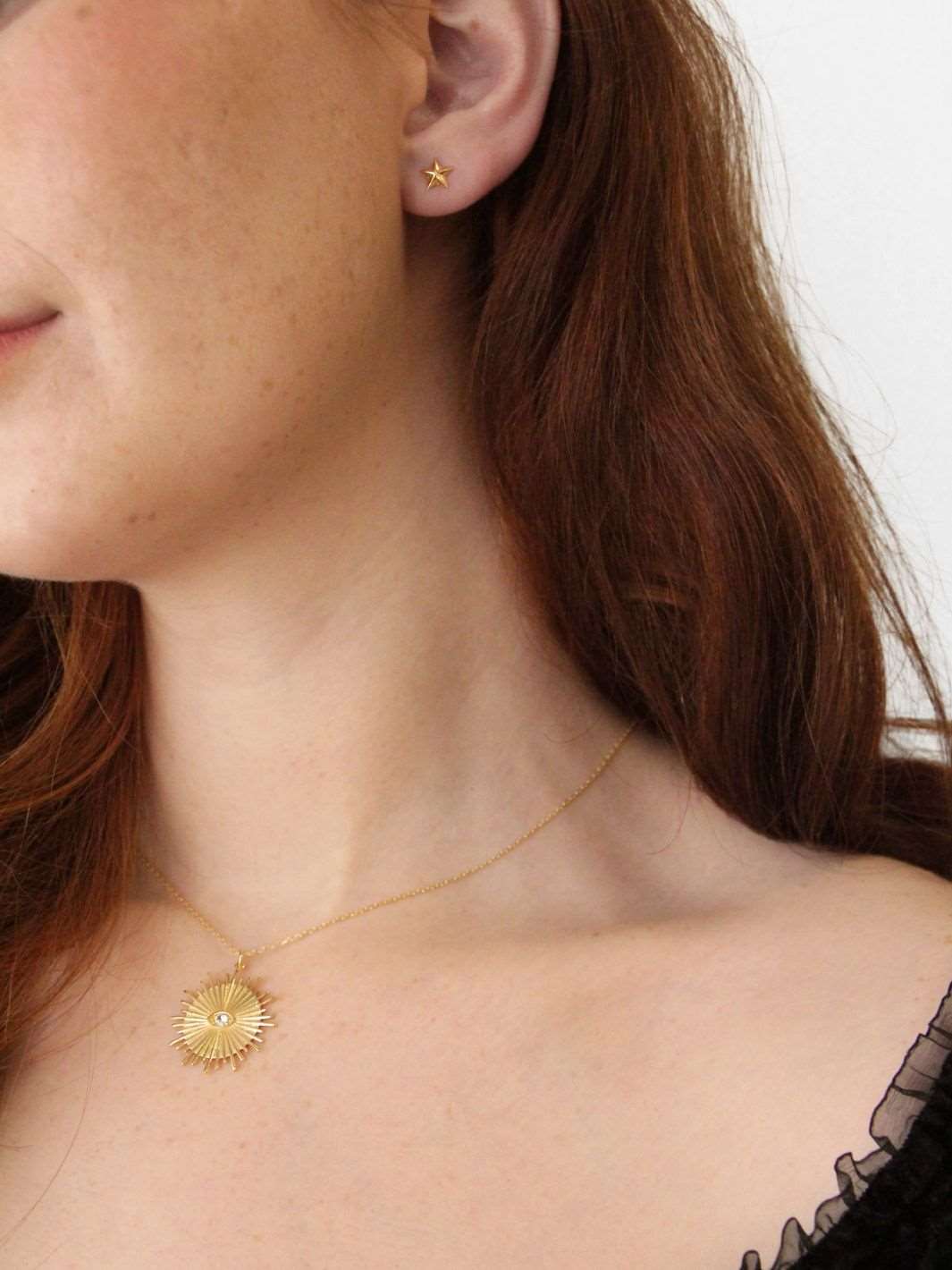 Gold Helios Necklace