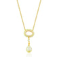 Gold Aphrodite Pearl Drop Necklace