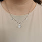 Silver North Star Charm Necklace